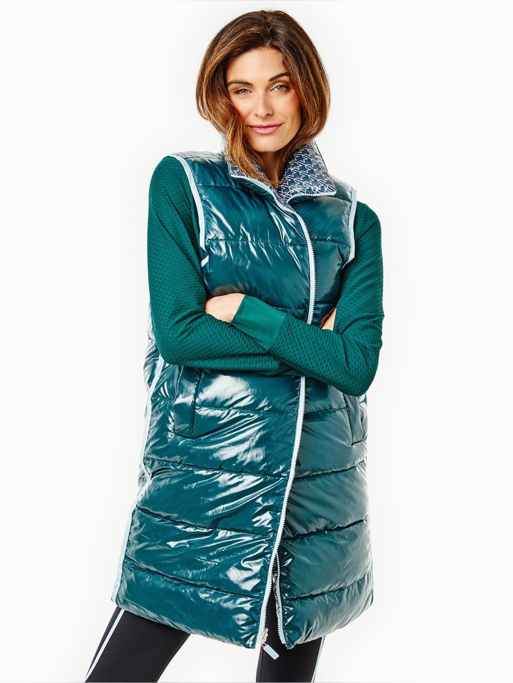 Addison Bay reversible puffer vest, Medium